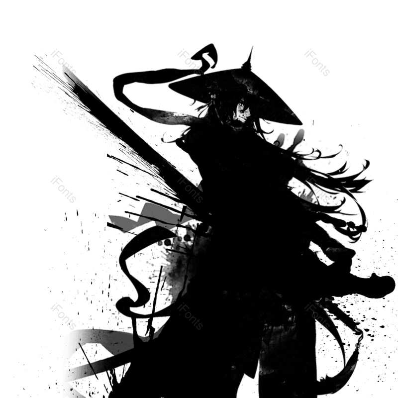 水墨图片,中国风元素,墨迹PNG,人物免抠素材